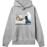 Mountain Retreat - The o' Jimu Ray Hoodie - Grey melange men - Hoodies