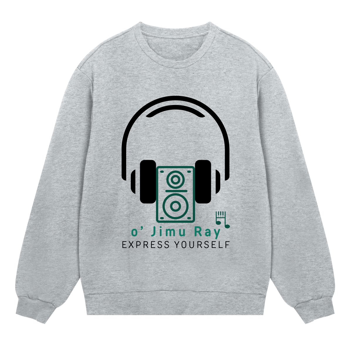 Audio Vibes Sweatshirt - Grey melange men - Sweatshirts