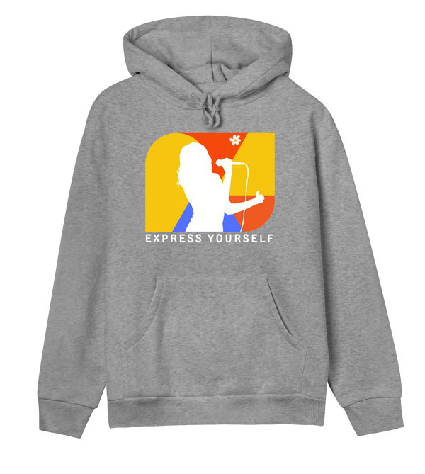 Bold Beats - Women's Self-Expression Hoodie - Grey melange women - Hoodies