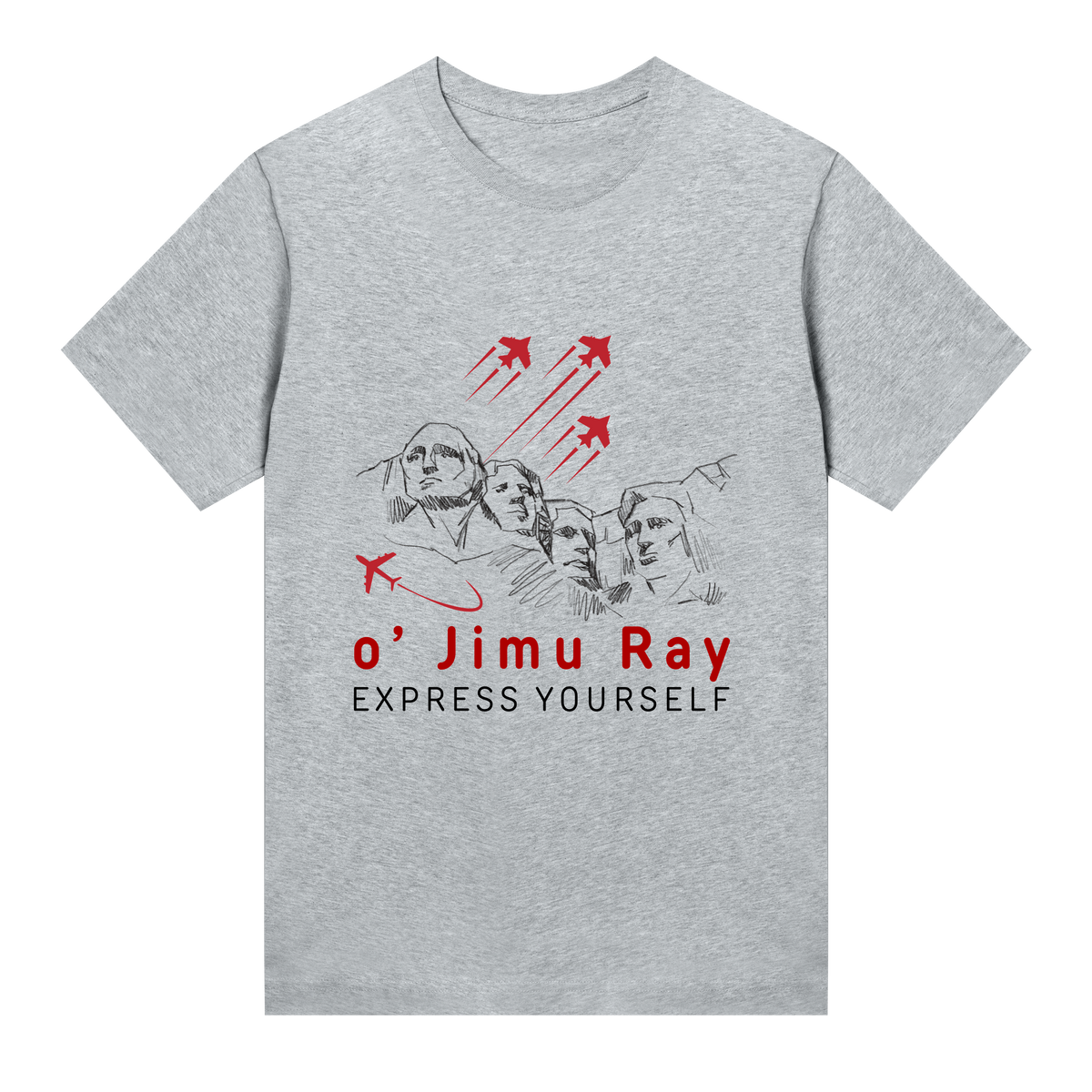 Fly High with o' Jimu Ray 4th July Special - Grey melange women - T-shirts