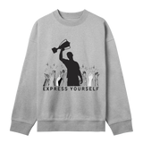 Victory Vibes - Express Yourself - Grey melange men - Sweatshirts