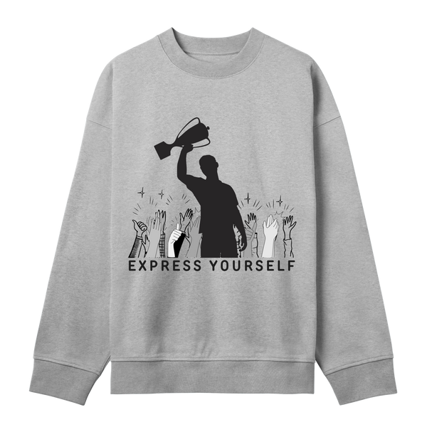 Victory Vibes - Express Yourself - Grey melange men - Sweatshirts