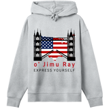 Patriotic Build - o' Jimu Ray Liberty Hoodie - Grey melange women - Hoodies