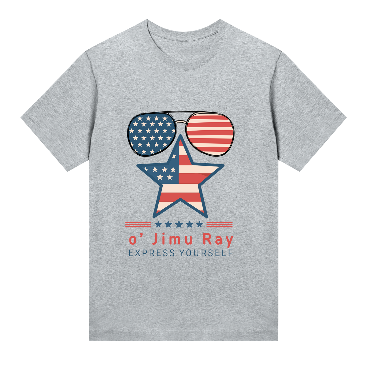 All-American Spirit - o' Jimu Ray 4th July Special - Grey melange women - T-shirts