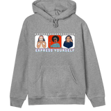 Self-Care & Strength - Express Yourself Hoodie - Grey melange women - Hoodies