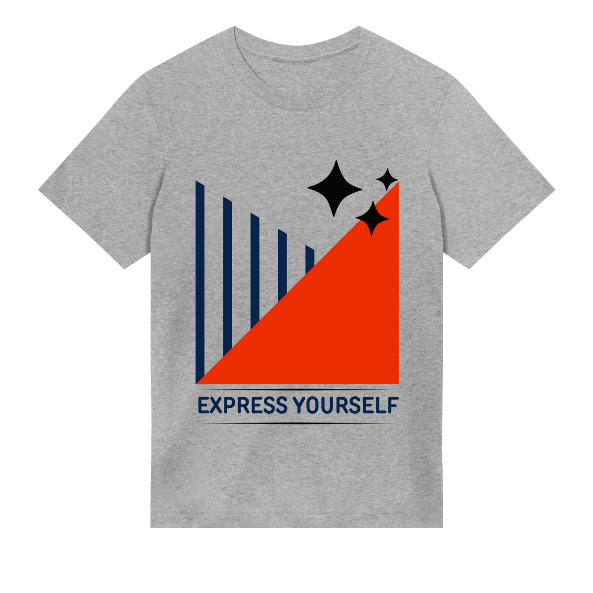 Striking Statements - Express Tee - Grey melange men - T-shirts