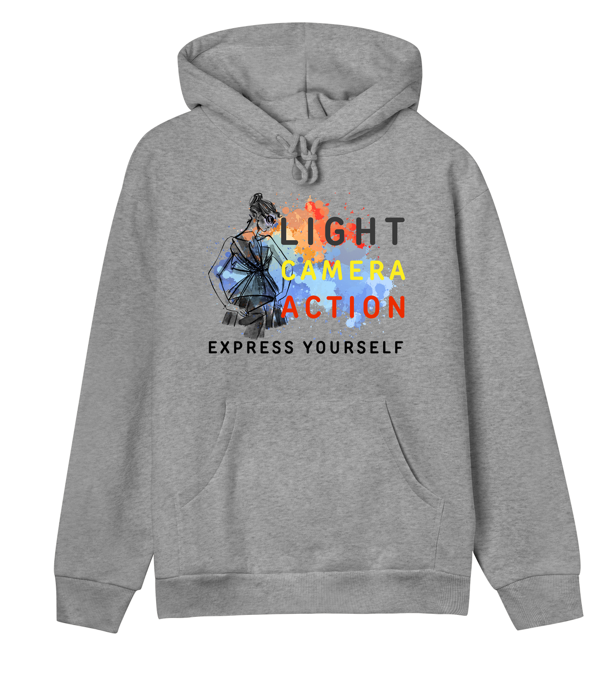 Lights - Camera - Fashion - Grey melange women - Hoodies