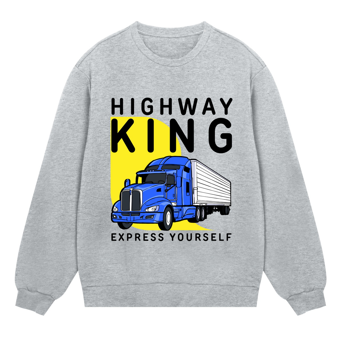 King of the Road - Express Yourself - Grey melange men - Sweatshirts