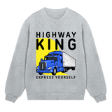 King of the Road - Express Yourself - Grey melange men - Sweatshirts