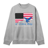 Eagle Embrace - Patriotic 4th July Sweatshirt - Grey melange men - Sweatshirts