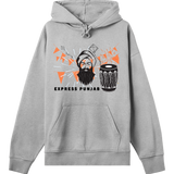 Rhythm & Tradition - Celebrate Punjab - Grey melange men - Hoodies