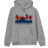 Sound-Wave Sensation - Express Yourself Hoodie - Grey melange women - Hoodies