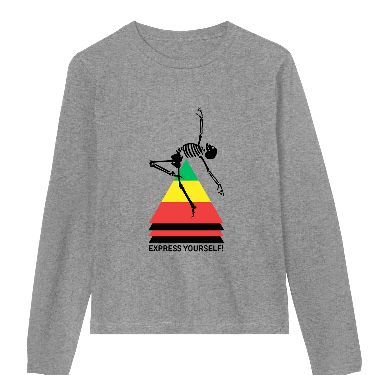 Reach Higher - Express Yourself Tee - Grey melange women - Long Sleeve T-shirts