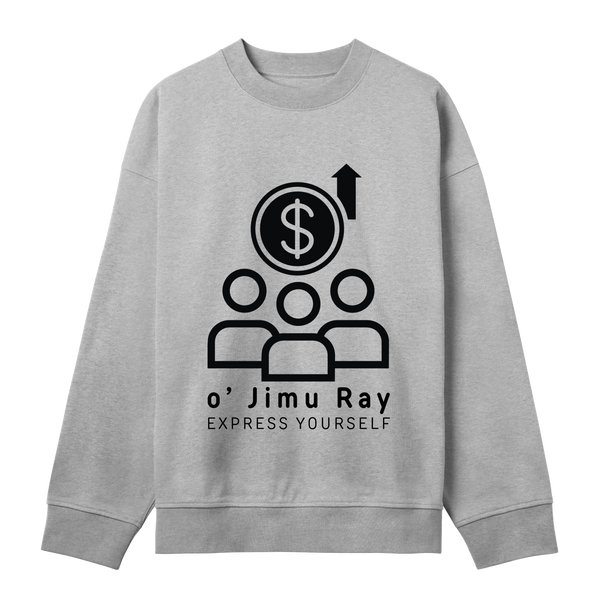 Money Moves - Stylish Sweatshirt Design - Grey melange men - Sweatshirts