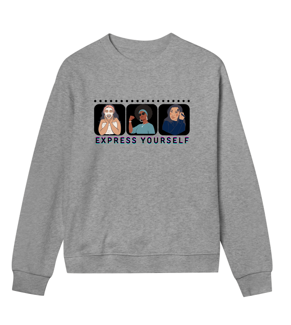 Celebrating You - Expressive Women's Sweatshirt - Grey melange women - Sweatshirts
