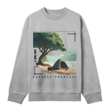 Forest Refuge - Discover Your Peace - Grey melange men - Sweatshirts