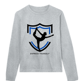 Shield of Expression Long Sleeve Tee - Grey melange women - Long Sleeve T-shirts