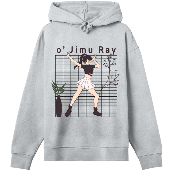 Anime Flair - Bold Style Statement Hoodie - Grey melange women - Hoodies