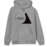 Geometric Boldness - Women's Expression Hoodie - Grey melange women - Hoodies