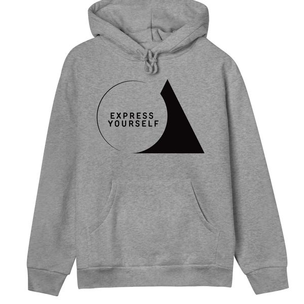 Geometric Boldness - Women's Expression Hoodie - Grey melange women - Hoodies