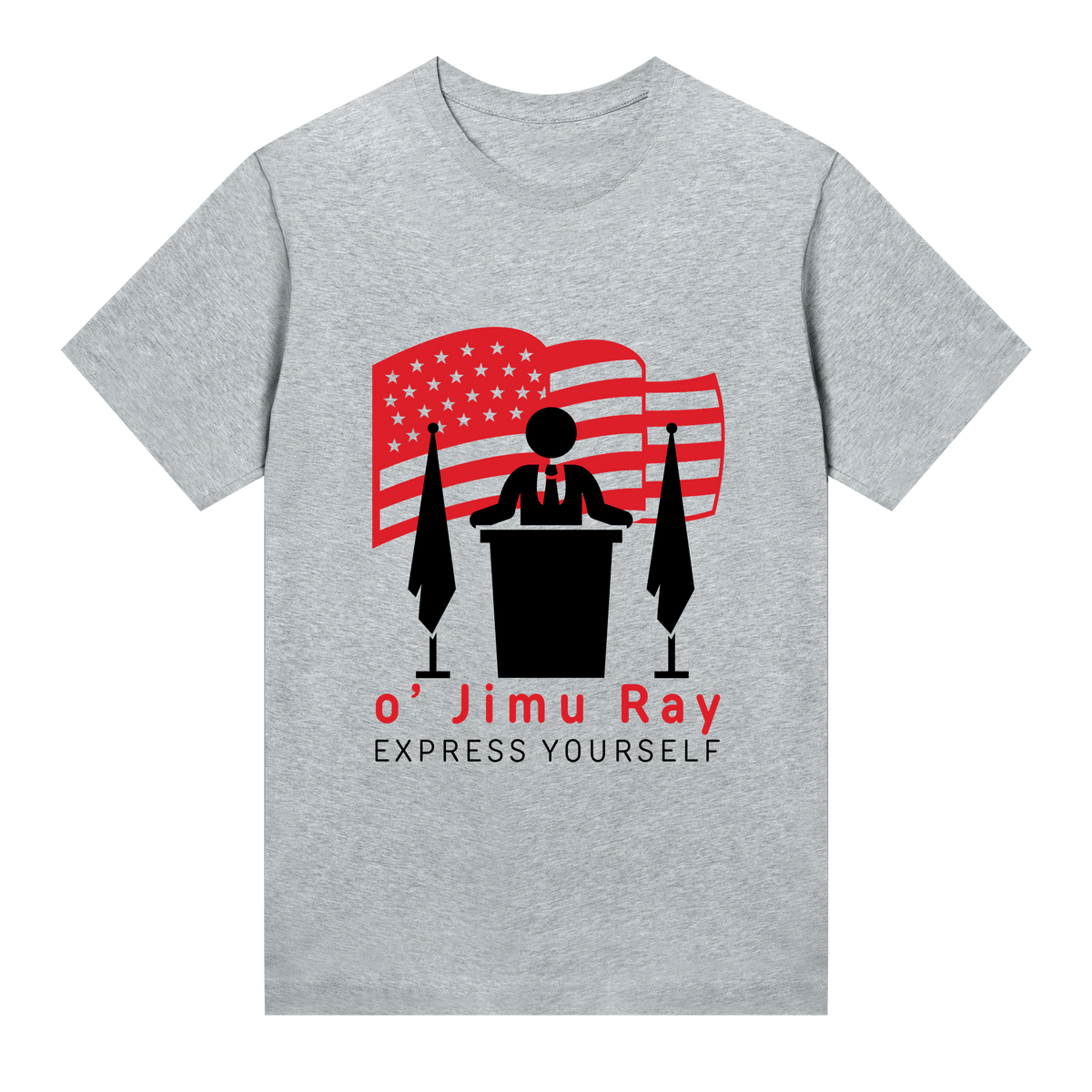 American Pride - o' Jimu Ray 4th July Special - Grey melange women - T-shirts