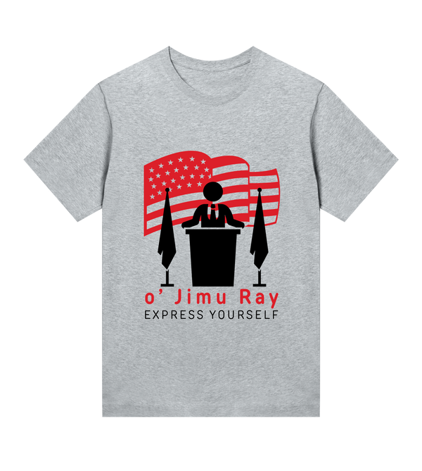 American Pride - o' Jimu Ray 4th July Women's T-Shirt - Grey melange women - T-shirts