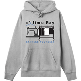 Timeless Style - The o' Jimu Ray Hoodie - Grey melange men - Hoodies