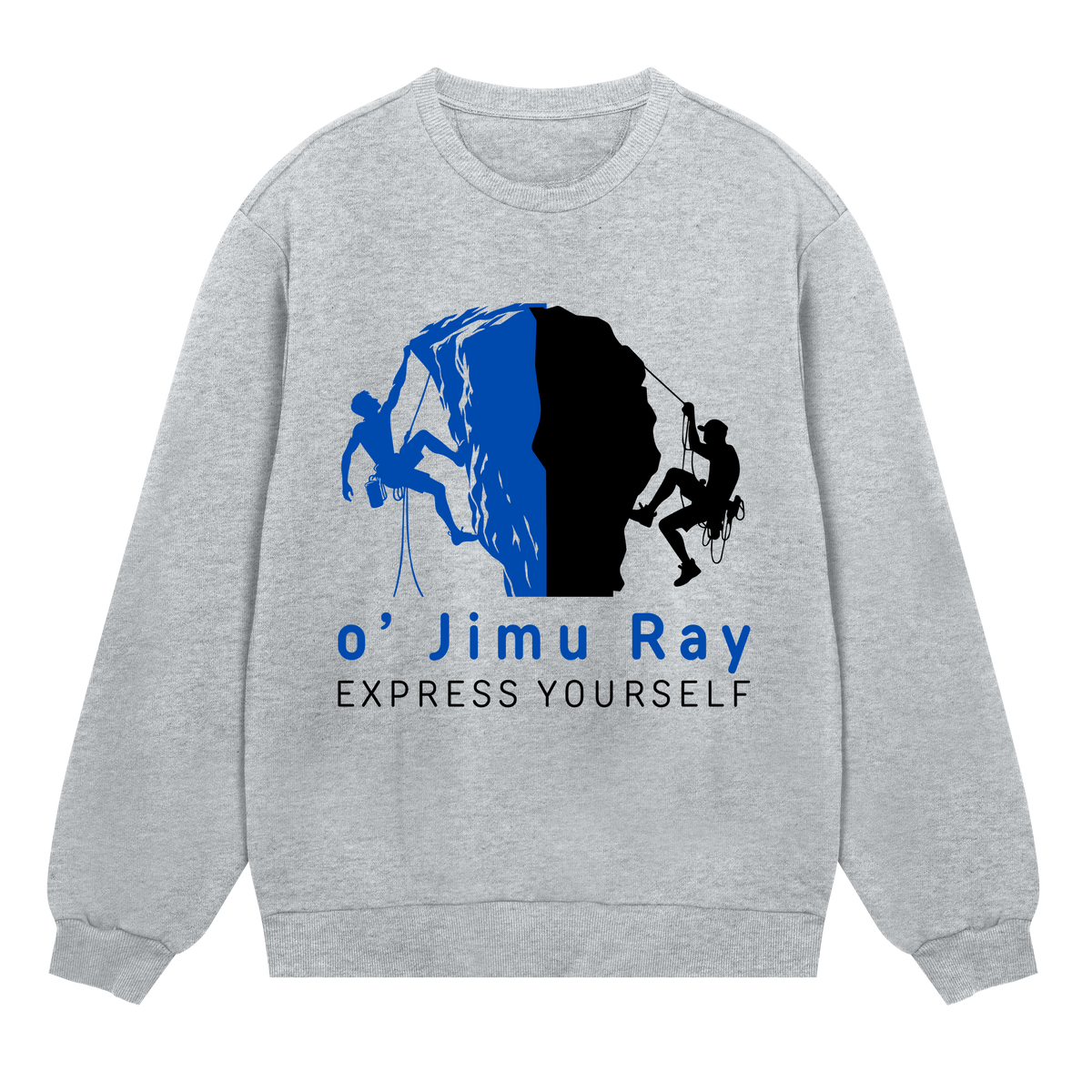 Climb High - Express Yourself - Grey melange men - Sweatshirts