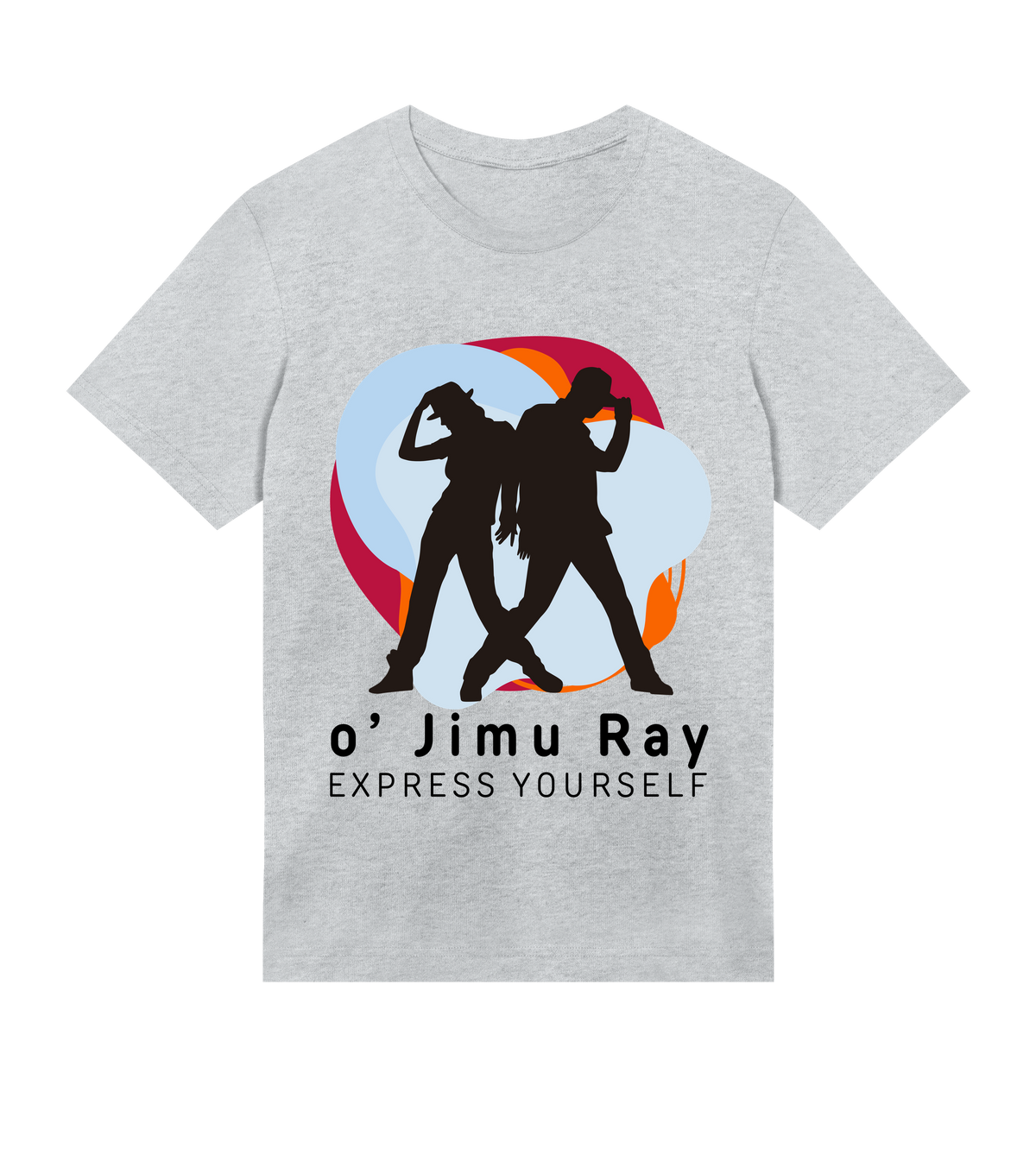 Rhythmic Duo - Organic Cotton Men's Regular T-Shirt - Grey melange men - T-shirts