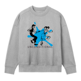 Unconditional Art - Blue Splash Sweatshirt - Grey melange women - Sweatshirts