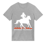 Ride with the Wild Spirit - Grey melange men - T-shirts