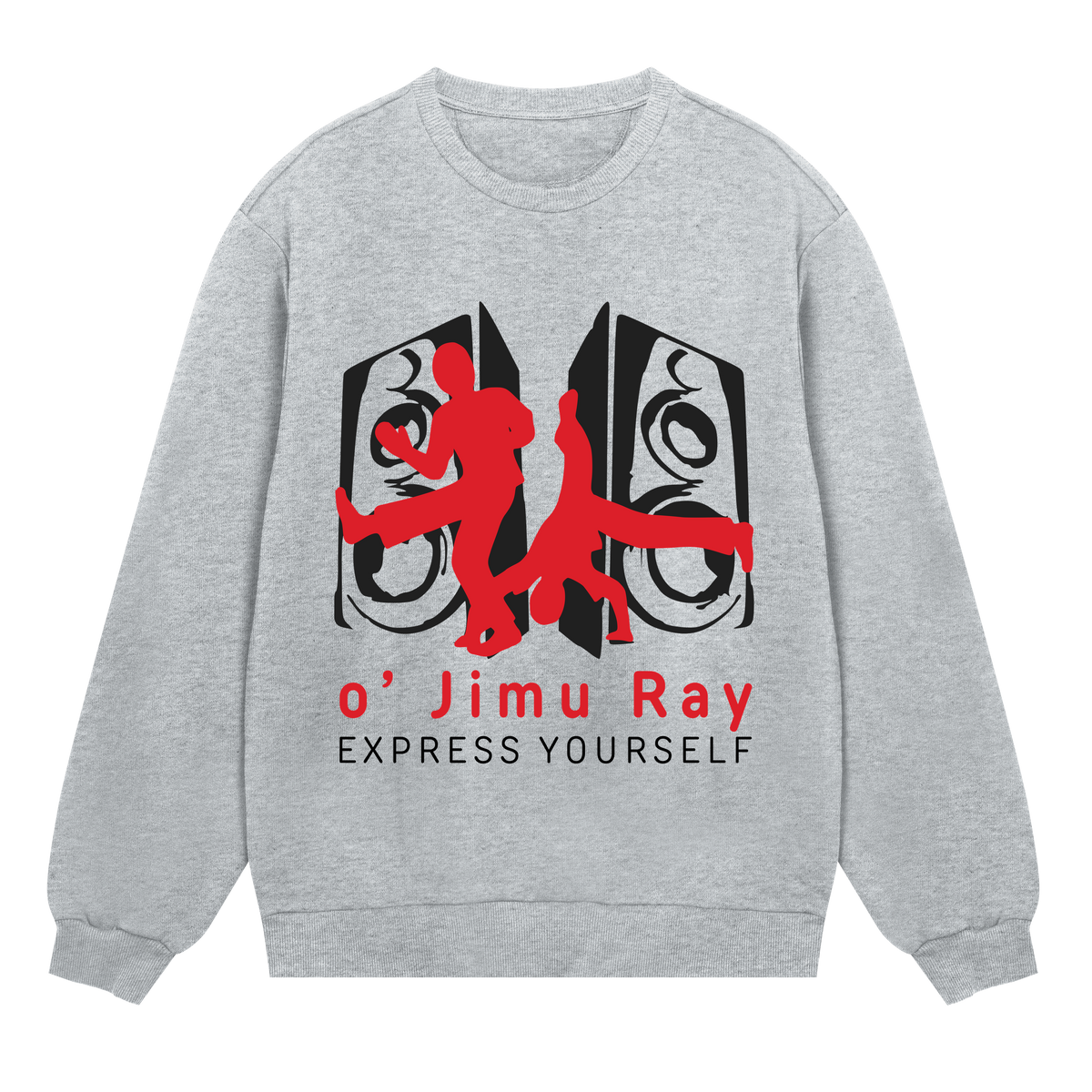 Dance of Expression - o' Jimu Ray Sweatshirt - Grey melange men - Sweatshirts