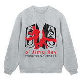 Dance of Expression - o' Jimu Ray Sweatshirt - Grey melange men - Sweatshirts