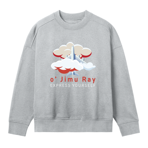 High-Flying Style - Comfortable Sweatshirt - Grey melange women - Sweatshirts