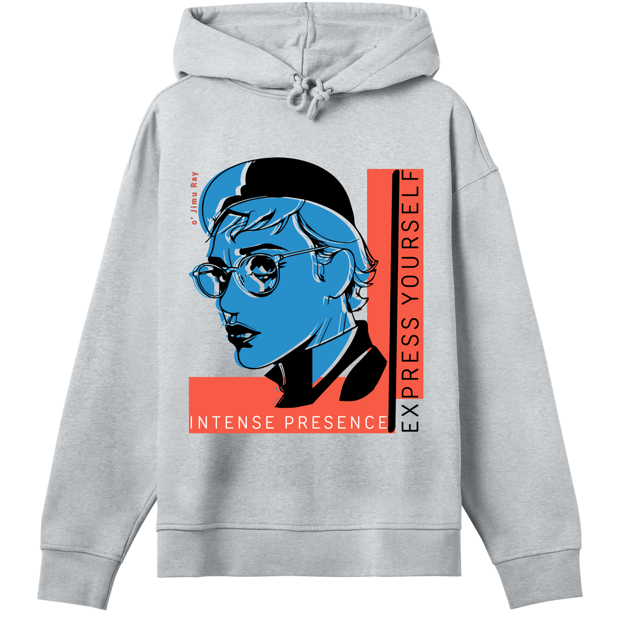 Intense Presence Hoodie - Grey melange women - Hoodies