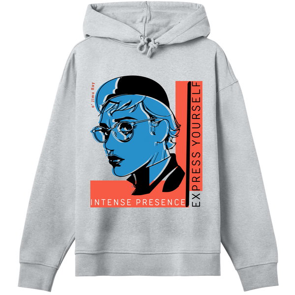 Intense Presence Hoodie - Grey melange women - Hoodies