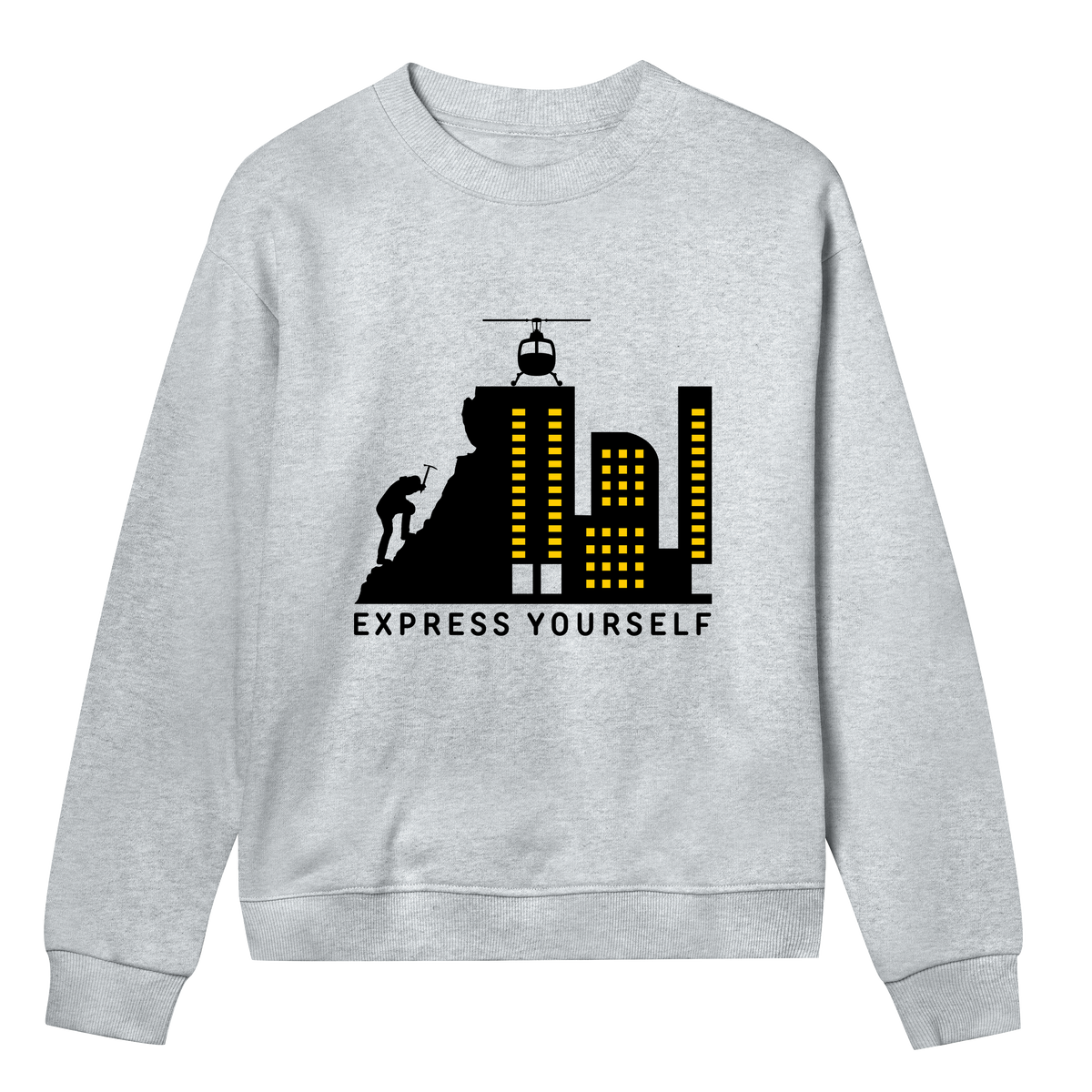 City Climber - Bridging Ages - Grey melange women - Sweatshirts