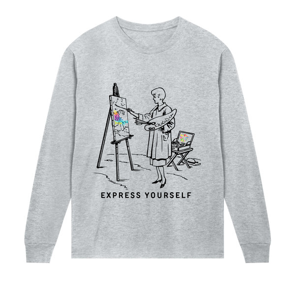 Celebration in Colors - Stylish Tee - Grey melange men - Long Sleeve T-shirts