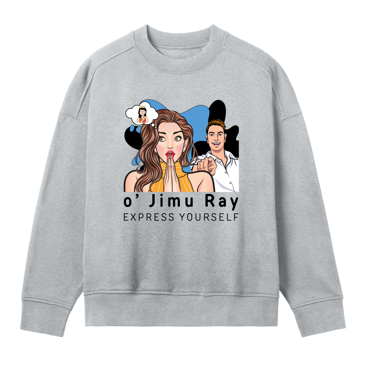 Whimsical Daydreams Sweatshirt - Grey melange women - Sweatshirts