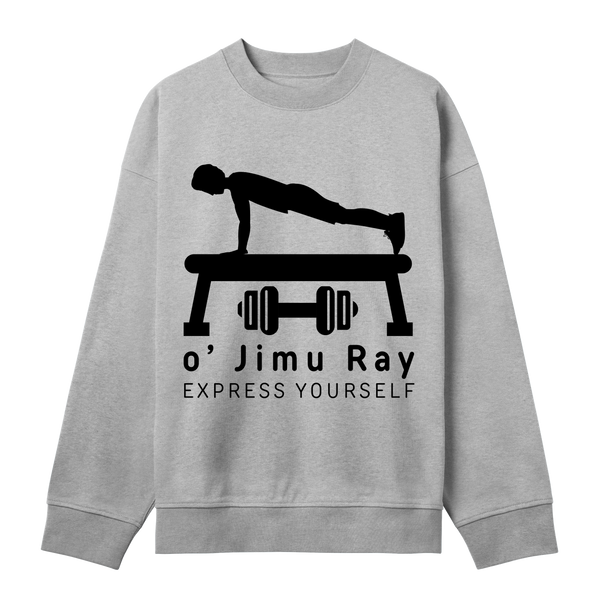 Fitness Drive - Push-Up Sweatshirt - Grey melange men - Sweatshirts