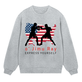 Fight and Freedom - o' Jimu Ray 4th July Sweatshirt - Grey melange men - Sweatshirts