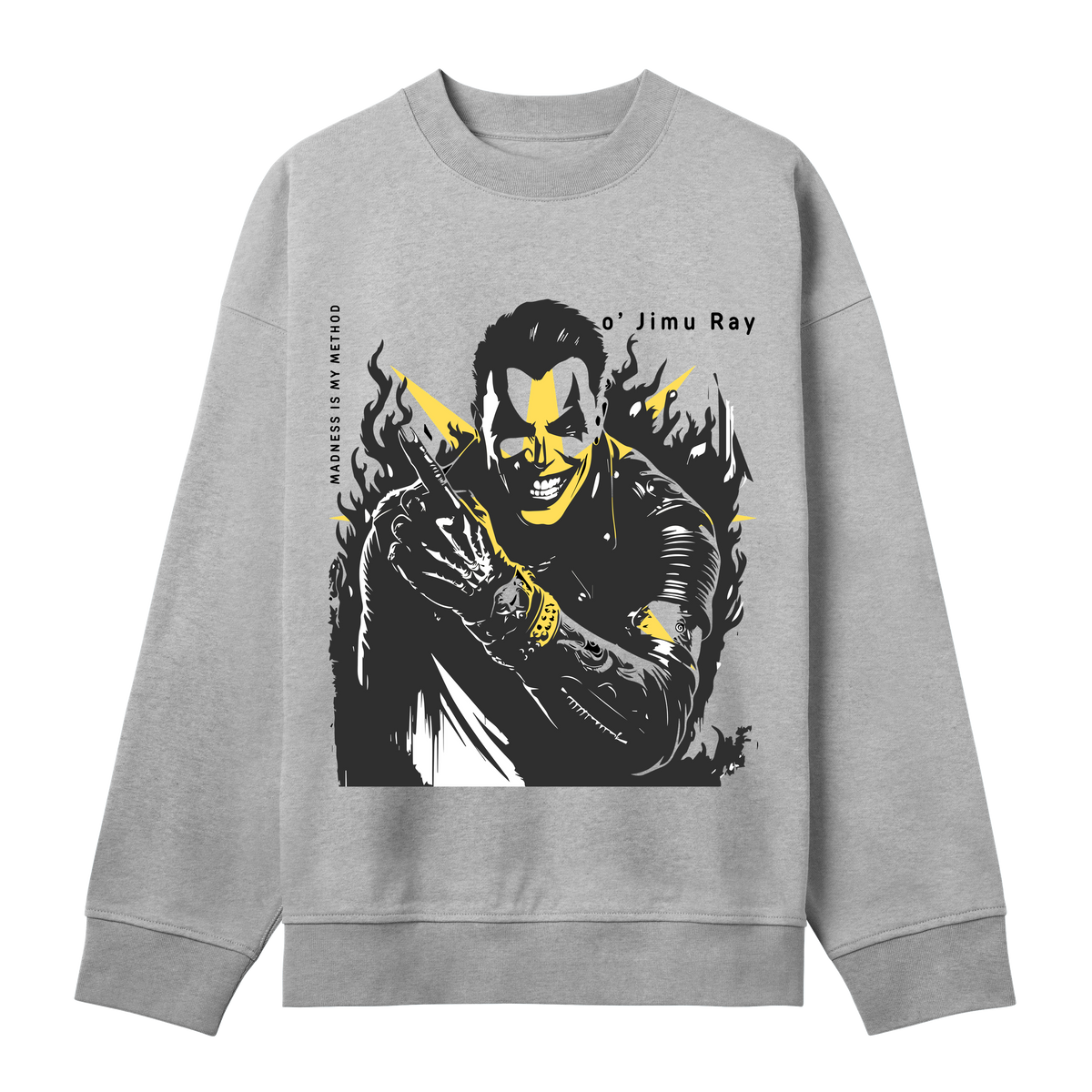 Rebel Flame - Unleash Your Fury - Grey melange men - Sweatshirts