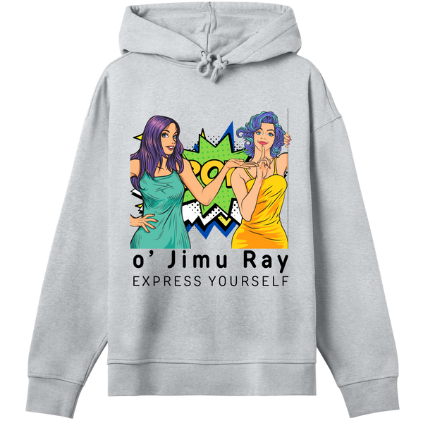 Pop Art Expression - Bold Hoodie - Grey melange women - Hoodies