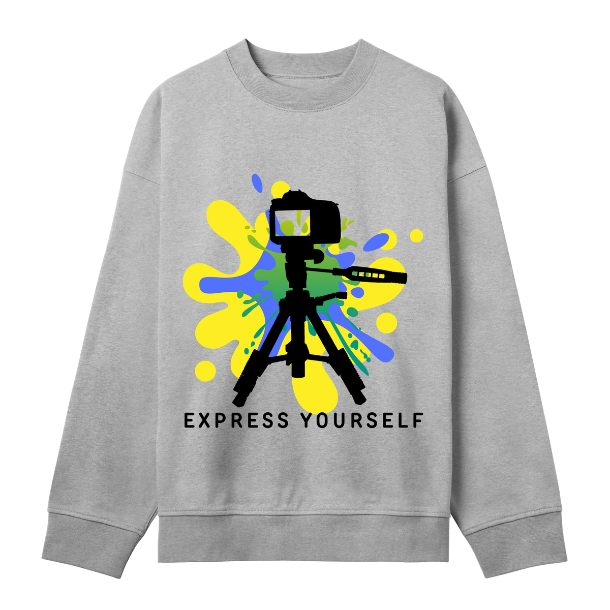 Camera Action Bold Sweatshirt - Grey melange men - Sweatshirts