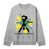 Camera Action Bold Sweatshirt - Grey melange men - Sweatshirts