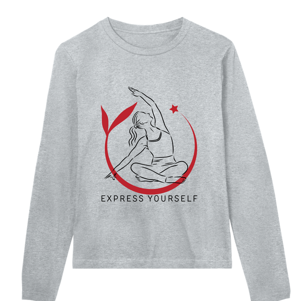 Circle of Expression Women's Tee - Grey melange women - Long Sleeve T-shirts