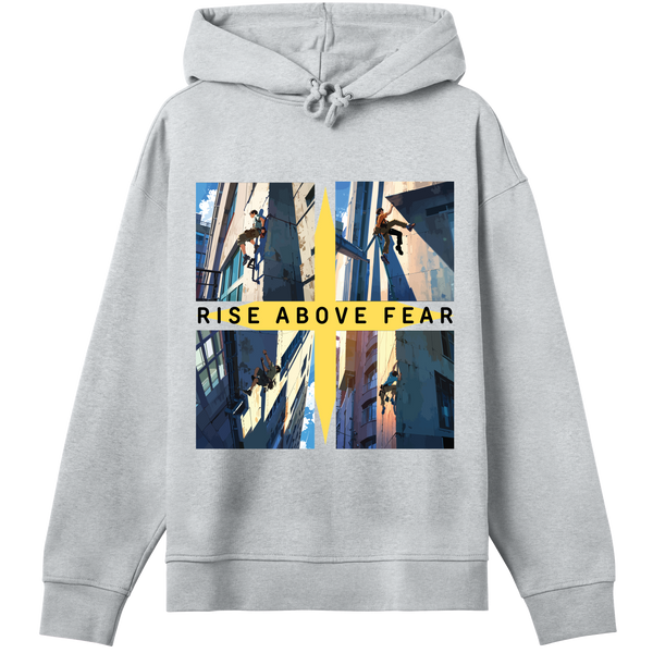 Rise Above Fear - The Climber’s Challenge Hoodie - Grey melange women - Hoodies