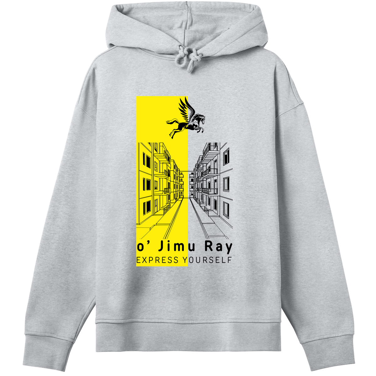 Modern Mythical - Urban Style Hoodie - Grey melange women - Hoodies