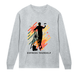 Inspire and Aspire - Vibrant Tee - Grey melange men - Long Sleeve T-shirts