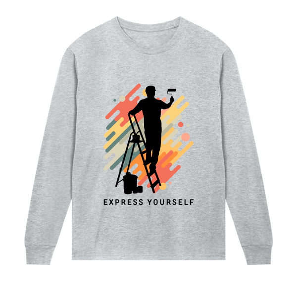 Inspire and Aspire - Vibrant Tee - Grey melange men - Long Sleeve T-shirts